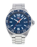Tag Heuer Formula 1 Quartz Blue Dial Silver Steel Strap Watch for Men - WAZ1010.BA0842