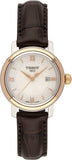 Tissot Bridgeport Lady White Dial Brown Leather Strap Watch For Women - T097.010.26.118.00