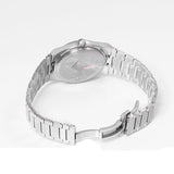 Tissot PRX Quartz Black Dial Silver Steel Strap Watch For Men - T137.410.11.051.00