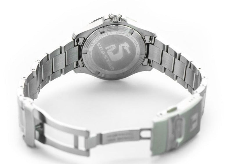 Tissot Seastar 1000 Lady Blue Dial Silver Steel Strap Watch For Women - T120.210.11.041.00