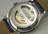 Tissot T Classic Le Locle Automatic Silver Dial Black Leather Strap Watch For Men - T41.1.423.33