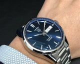 Tag Heuer Carrera Automatic Blue Dial Silver Steel Strap Watch for Men - WAR201E.BA0723