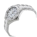 Tag Heuer Aquaracer Diamonds White Dial Two Tone Steel Strap Watch for Women - WAY131D.BA0914