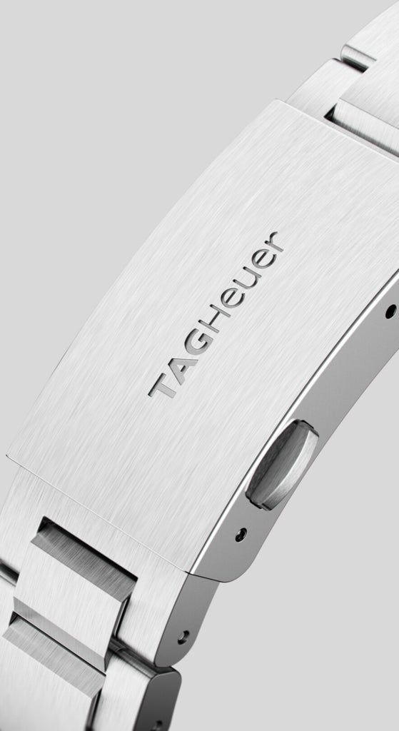 Tag Heuer Aquaracer Calibre 5 Automatic Green Dial Silver Steel Strap Watch for Men - WAY2015.BA0927