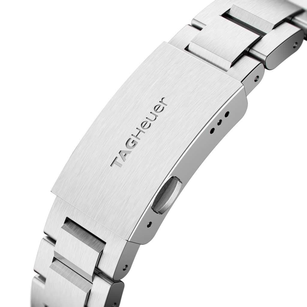 Tag Heuer Aquaracer Calibre 5 Automatic Green Dial Silver Steel Strap Watch for Men - WAY2015.BA0927