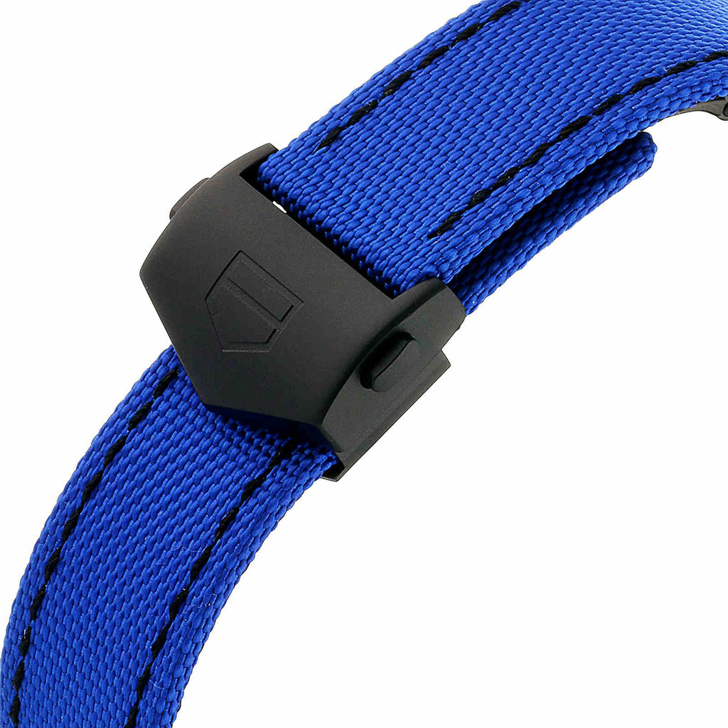 Tag Heuer Aquaracer Calibre 5 Automatic Titanium Blue Dial Blue Nylon Strap Watch for Gents - WAY208B.FC6382