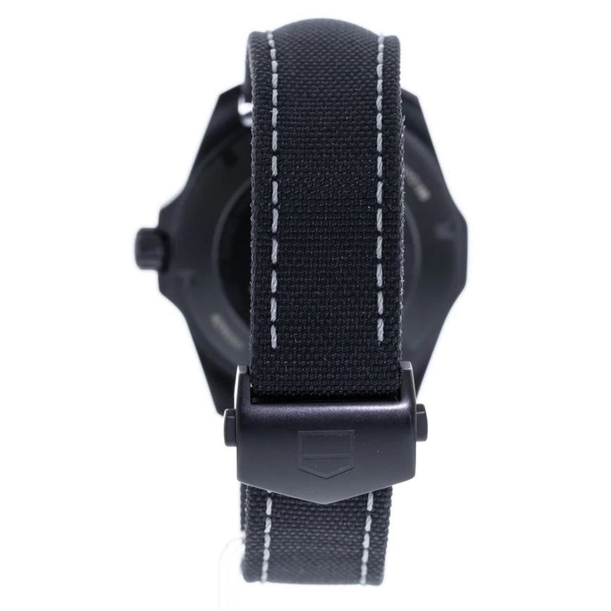 Tag Heuer Aquaracer 300 Swiss Limited Edition Black Dial Black Nylon Strap Watch for Men - WAY218B.FC6364