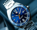 Tag Heuer Formula 1 Quartz 43mm Blue Dial Silver Steel Strap Watch for Men - WAZ1010.BA0842
