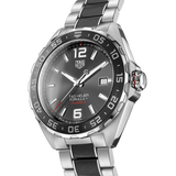 Tag Heuer Formula 1 Calibre 5 Anthracite Dial Two Tone Steel Strap Watch for Men - WAZ2011.BA0843