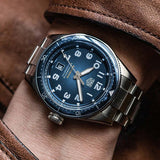 Tag Heuer Autavia Automatic Blue Dial Silver Steel Strap Watch for Men - WBE5116.EB0173