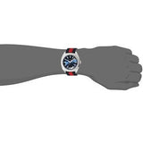 Gucci GG2570 Quartz Blue Dial Blue & Red Nylon Strap Watch For Men - YA142304