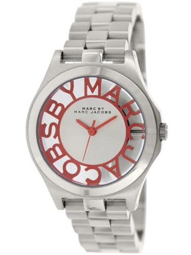 Marc Jacobs Henry Silver Dial Silver Steel Strap Watch for Women - MBM3294