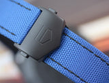 Tag Heuer Aquaracer Calibre 5 Automatic Titanium Blue Dial Blue Nylon Strap Watch for Gents - WAY208B.FC6382