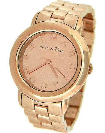 Marc Jacobs Marci Rose Gold Dial Rose Gold Steel Strap Watch for Women - MBM3099