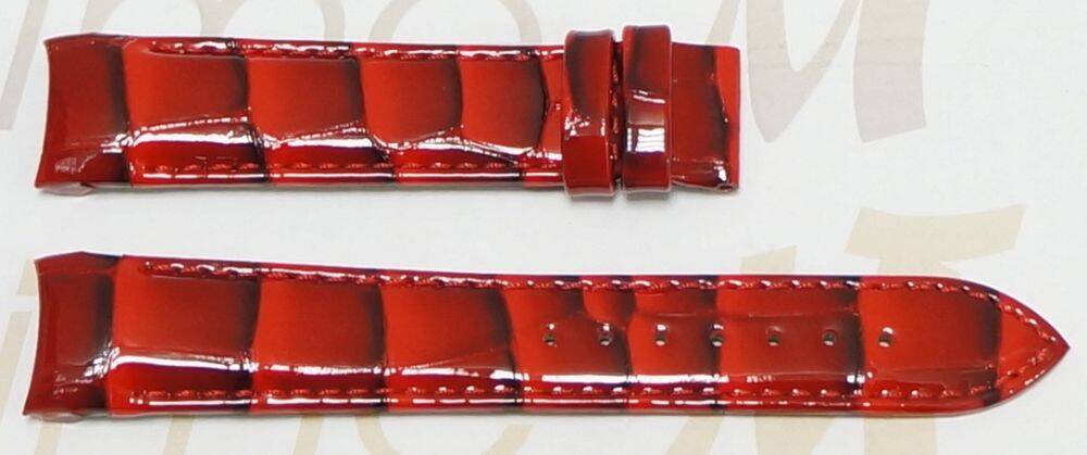 Tissot Couturier White Dial Red Leather Watch For Women - T035.210.16.011.01