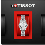Tissot T Classic Carson Premium Automatic Lady Silver Dial Silver Steel Strap Watch for Women - T122.207.11.033.00