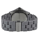 Marc Jacobs Pelly Grey Dial Grey Silicone Strap Watch for Women - MBM2589