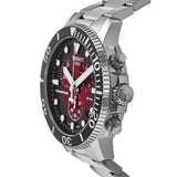 Tissot Seastar 1000 Chronograph Red Dial Silver Steel Strap Watch For Men - T120.417.11.421.00