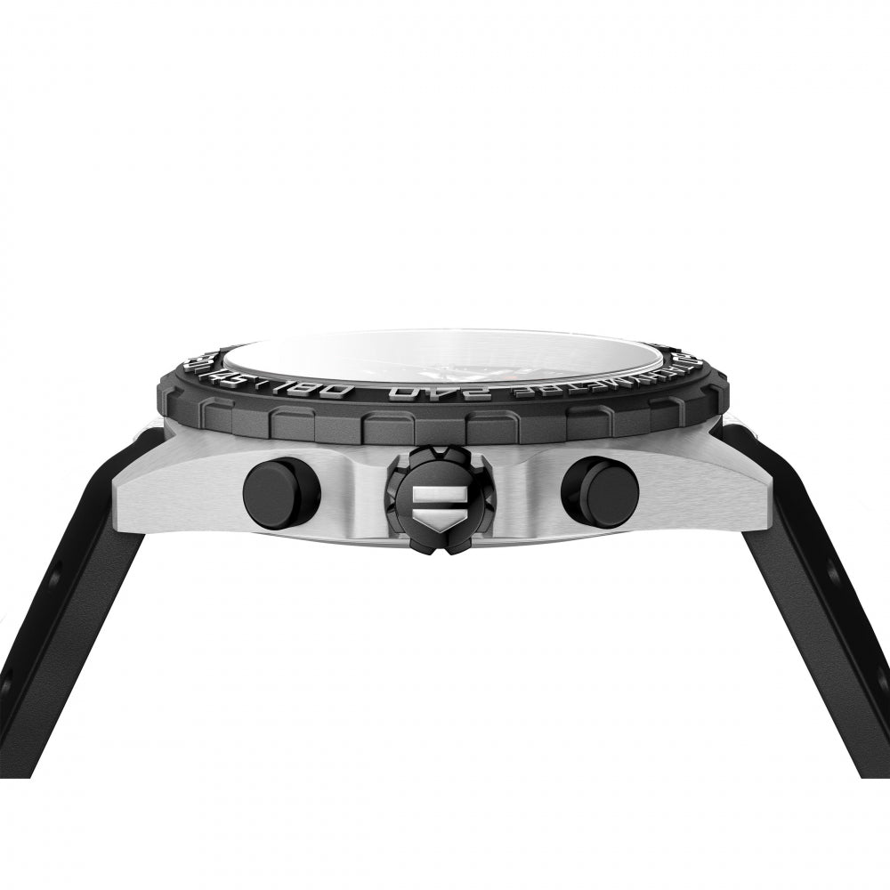 Tag Heuer Formula 1 Black Dial Black Leather Strap Watch for Men - CAZ1010.FT8024