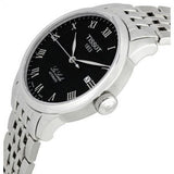 Tissot T Classic Le Locle Powermatic 80 Black Dial Silver Steel Strap Watch For Women - T41.1.483.53