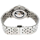 Tissot Le Locle Automatic Diamonds Mother of Pearl Dial Silver Steel Strap Watch For Women - T006.207.11.116.00