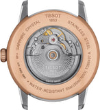 Tissot T Classic Luxury Powermatic 80 Black Dial Silver Steel Strap Watch For Men - T086.407.22.067.00