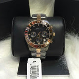 Marc Jacobs Blade Chronograph Grey Dial Two Tone Steel Strap Watch for Women - MBM8583