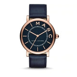 Marc Jacobs Roxy Navy Blue Dial Blue Leather Strap Watch for Women - MJ1534