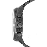 Diesel Mega Chief Chronograph Grey Dial Grey Steel Strap Watch for Men - DZ4282