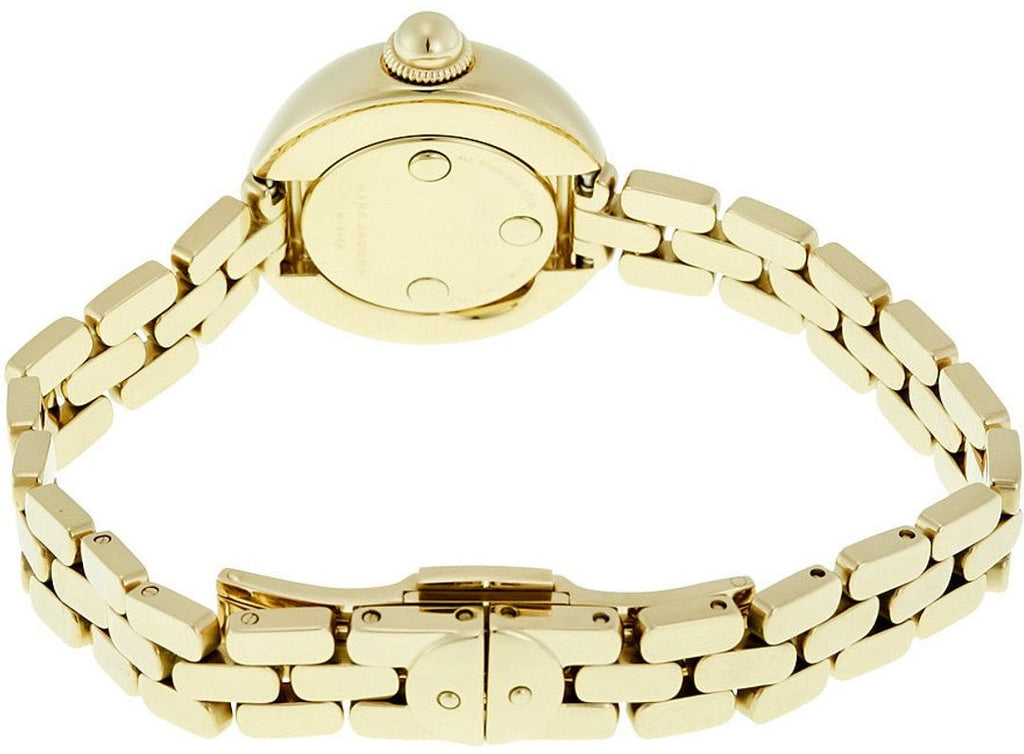 Marc Jacobs Courtney White Dial Gold Steel Strap Watch for Women - MJ3457