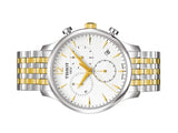 Tissot T Classic Tradition Chronograph White Dial Two Tone Steel Strap Watch For Men - T063.617.22.037.00