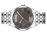Tissot T Classic T One Automatic Grey Dial Silver Steel Strap Watch For Men - T038.430.11.067.00