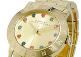 Marc Jacobs Blade Gold Dial Gold Steel Strap Watch for Women - MBM3141