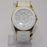 Marc Jacobs Pelly White Dial White SIlicone Strap Watch for Women - MBM2525