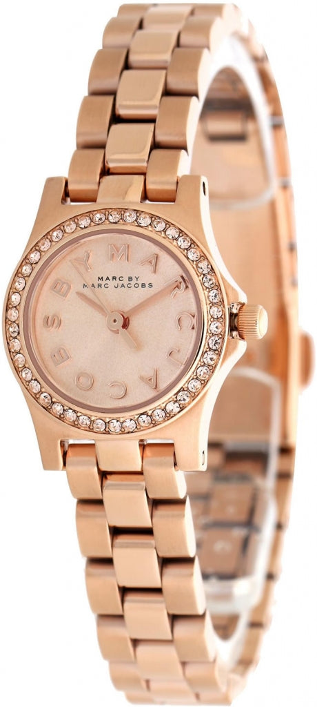 Marc Jacobs Henry Rose Gold Dial Rose Gold Steel Strap Watch for Women - MBM3278