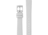 Emporio Armani White Dial Light Blue Leather Strap Watch For Women - AR11002