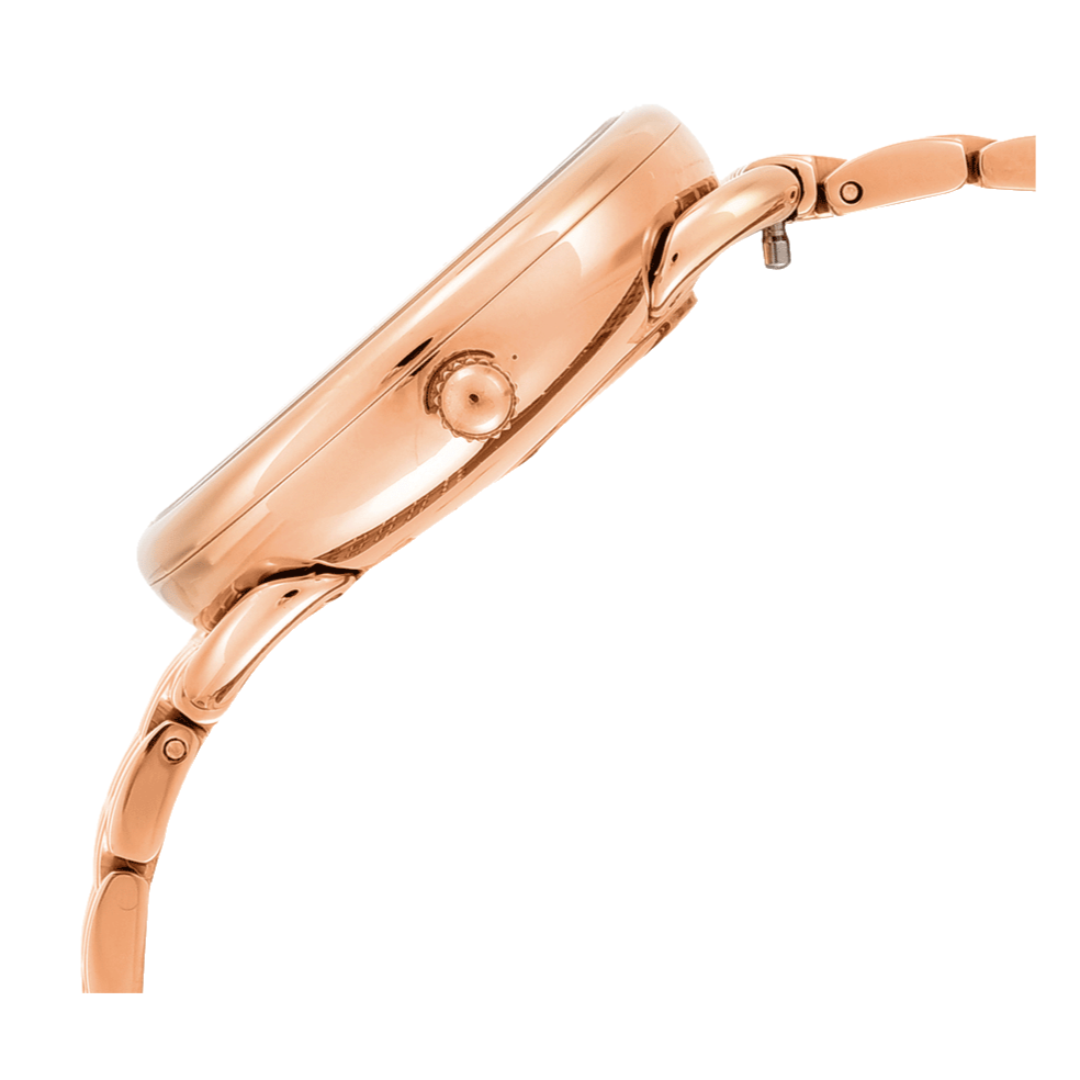 Fossil Tailor Rose Gold Dial Rose Gold Stainless Steel Strap Watch for Women - ES3713