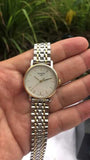 Tissot T Classic Everytime Small White Dial Two Tone Mesh Bracelet Watch For Women - T109.210.22.031.00