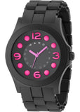 Marc Jacobs Pelly Black Dial Black Silicone Strap Watch for Women - MBM2517