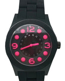 Marc Jacobs Pelly Black Dial Black Silicone Strap Watch for Women - MBM2529