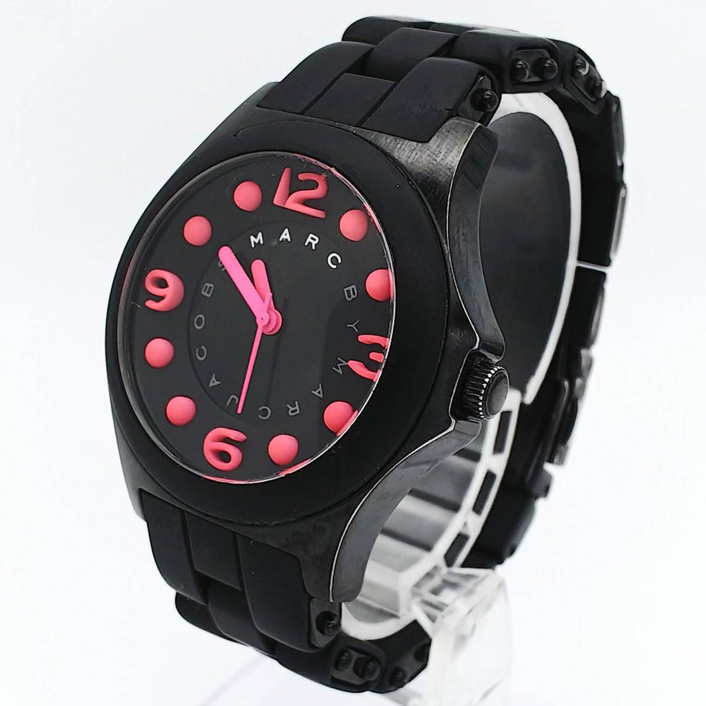 Marc Jacobs Pelly Black Dial Black Silicone Strap Watch for Women - MBM2517