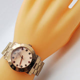 Marc Jacobs Blade Rose Gold Dial Rose Gold Steel Strap Watch for Women - MBM3142