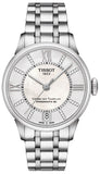 Tissot Chemin Des Tourelles Powermatic 80 Helvetic Silver Dial Silver Steel Strap Watch For Women - T099.207.11.116.00