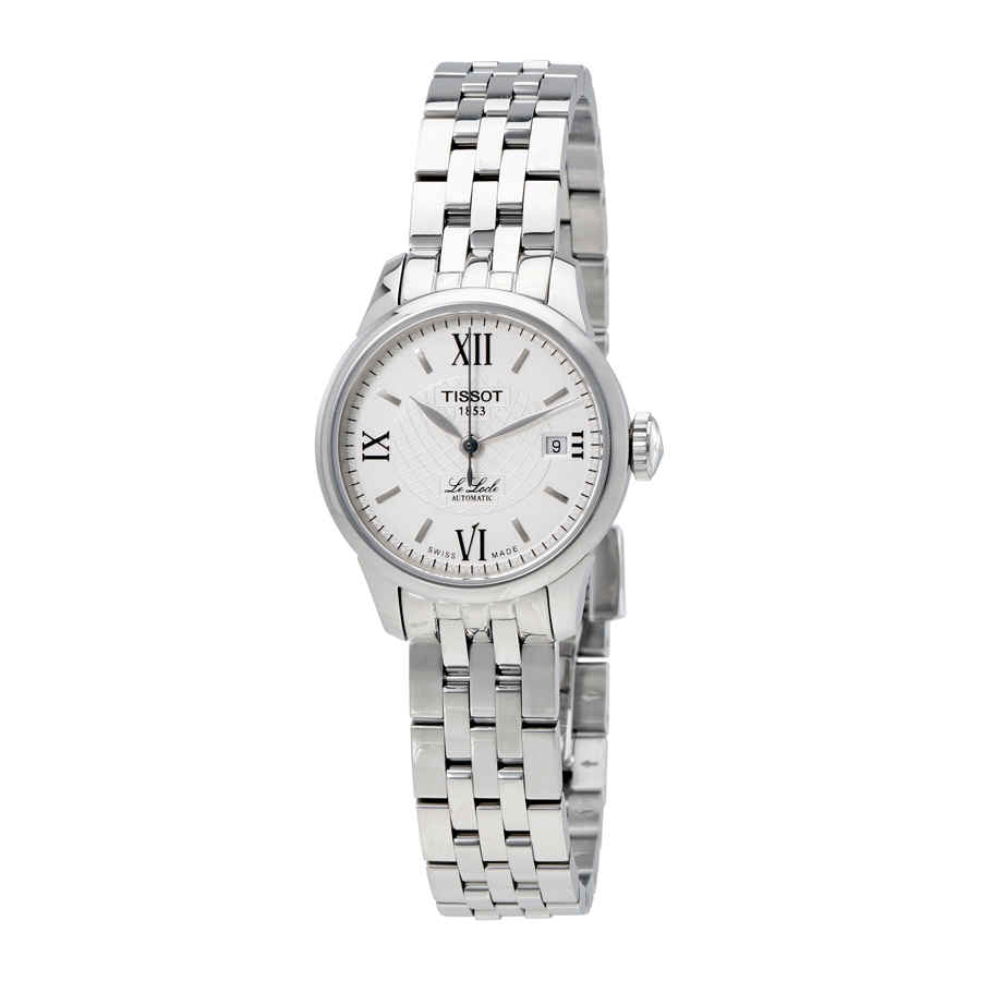 Tissot Le Locle Small Automatic Silver Dial Silver Steel Strap Watch For Women - T41.1.183.33