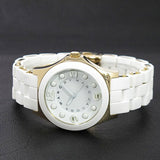 Marc Jacobs Pelly White Dial White Silicone Strap Watch for Women - MBM2526