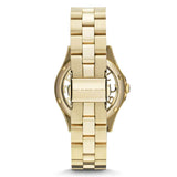 Marc Jacobs Henry Gold Dial Gold Steel Strap Watch for Women - MBM3295