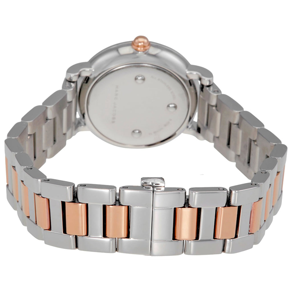 Marc Jacobs Roxy White Dial Two Tone Steel Strap Watch for Women - MJ3553