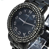 Marc Jacobs Marci Black Dial Black Steel Dial Strap Watch for Women - MBM3193