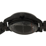 Marc Jacobs Tether Transparent Black Dial Black Steel Strap Watch for Women - MBM3419