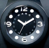 Marc Jacobs Pelly Black Dial Black Silicone Strap Watch for Women - MBM2507